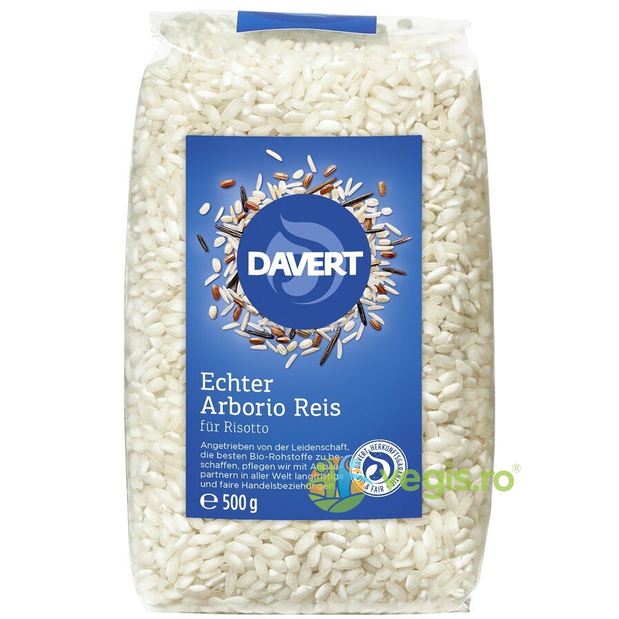 Orez Alb Arborio pentru Risotto Ecologic/Bio 500g